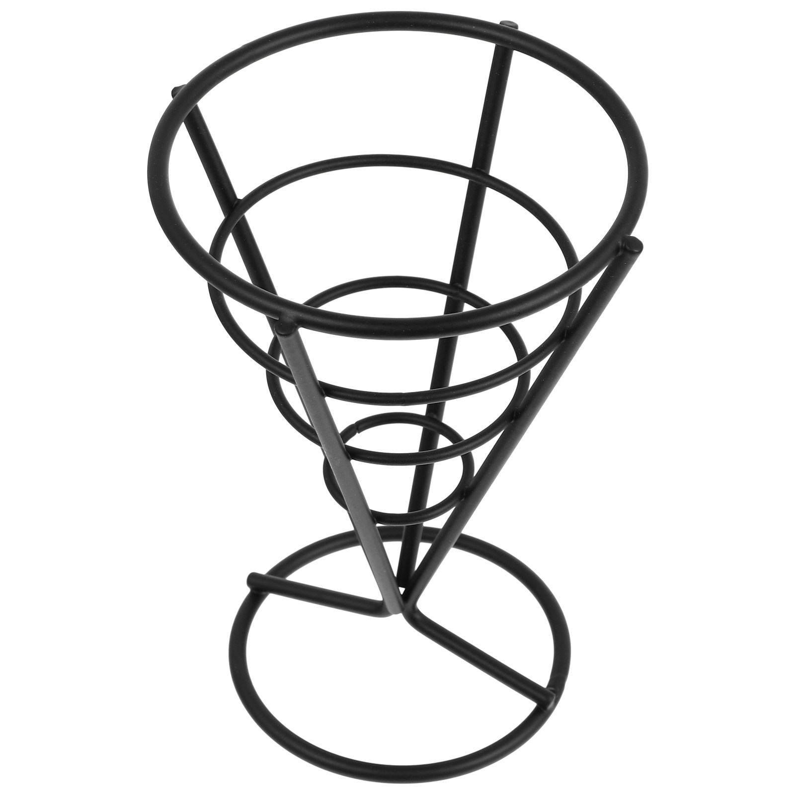Food Snacks With Iron - 1Pcs Tapered Iron Snack Basket French