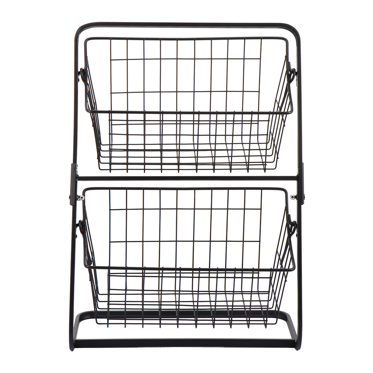 Food Snacks With Iron - 1Pcs Premium Iron Storage Basket Two