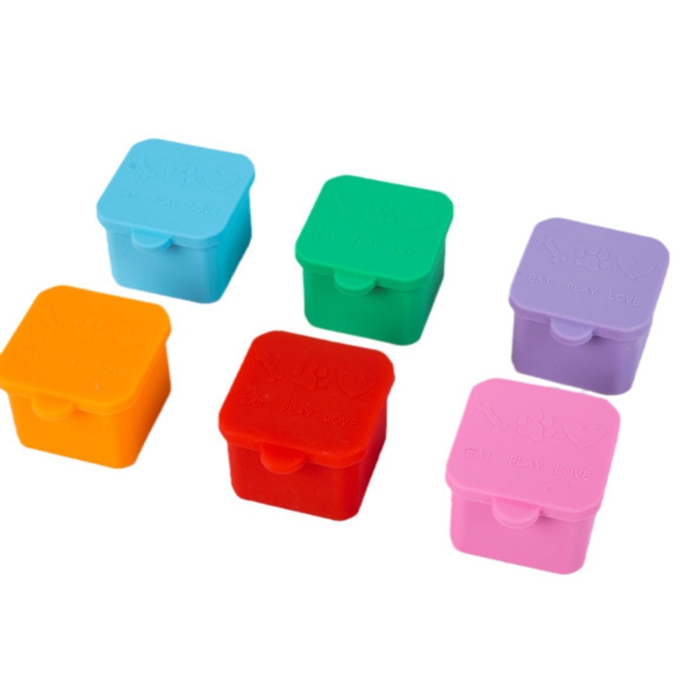 Food Snacks Distribution - 1/3pcs Reusable Silicone Food Distribution Box