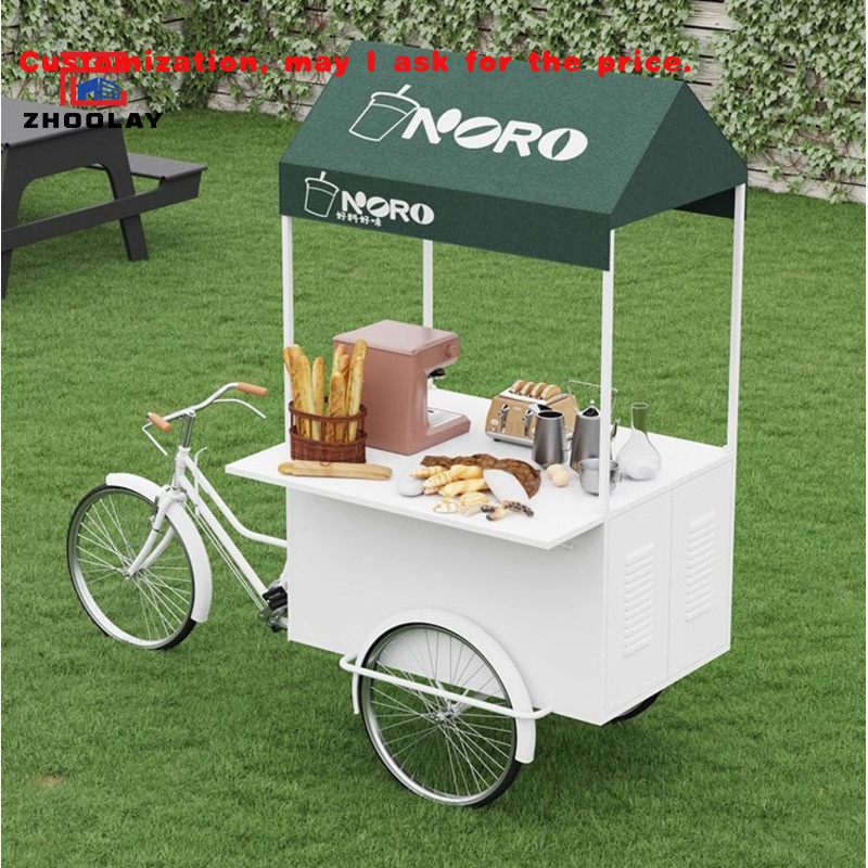 Food Snacks With Iron - custom.Outdoor Night Market Stall Beverage Car