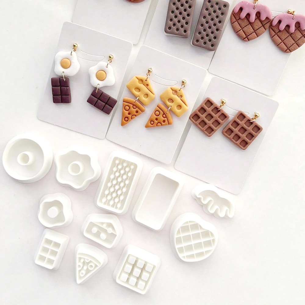 Food Stamps Snacks - 11Pcs/set Snack Themed Polymer Clay Cutters