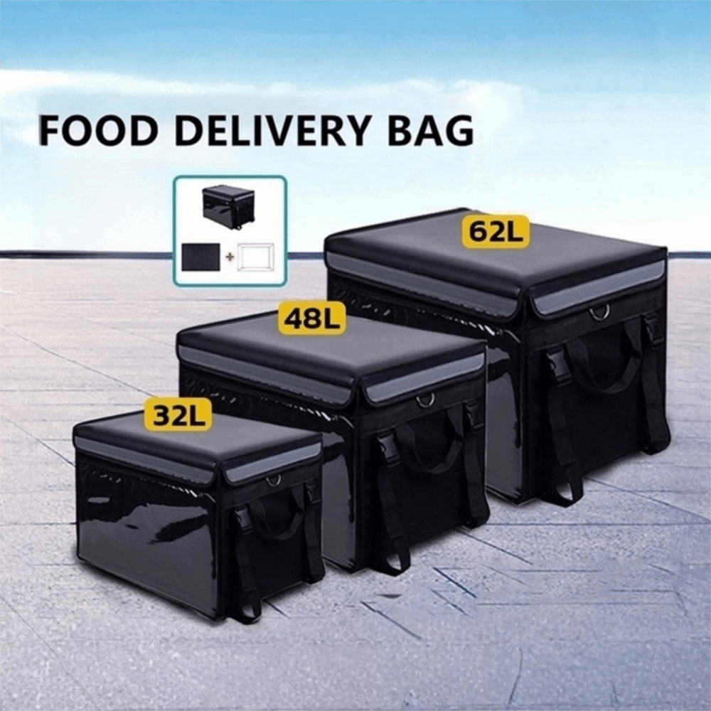 Food Snacks Delivery - Waterproof Food Delivery Bag 32L/48L/62L Oxford