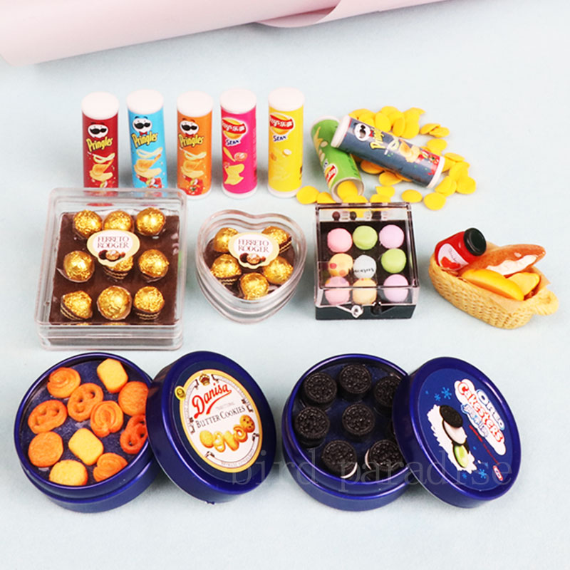 Junk Food Snacks - 1/6 Miniatrue Dolls Food Mini Chocolate