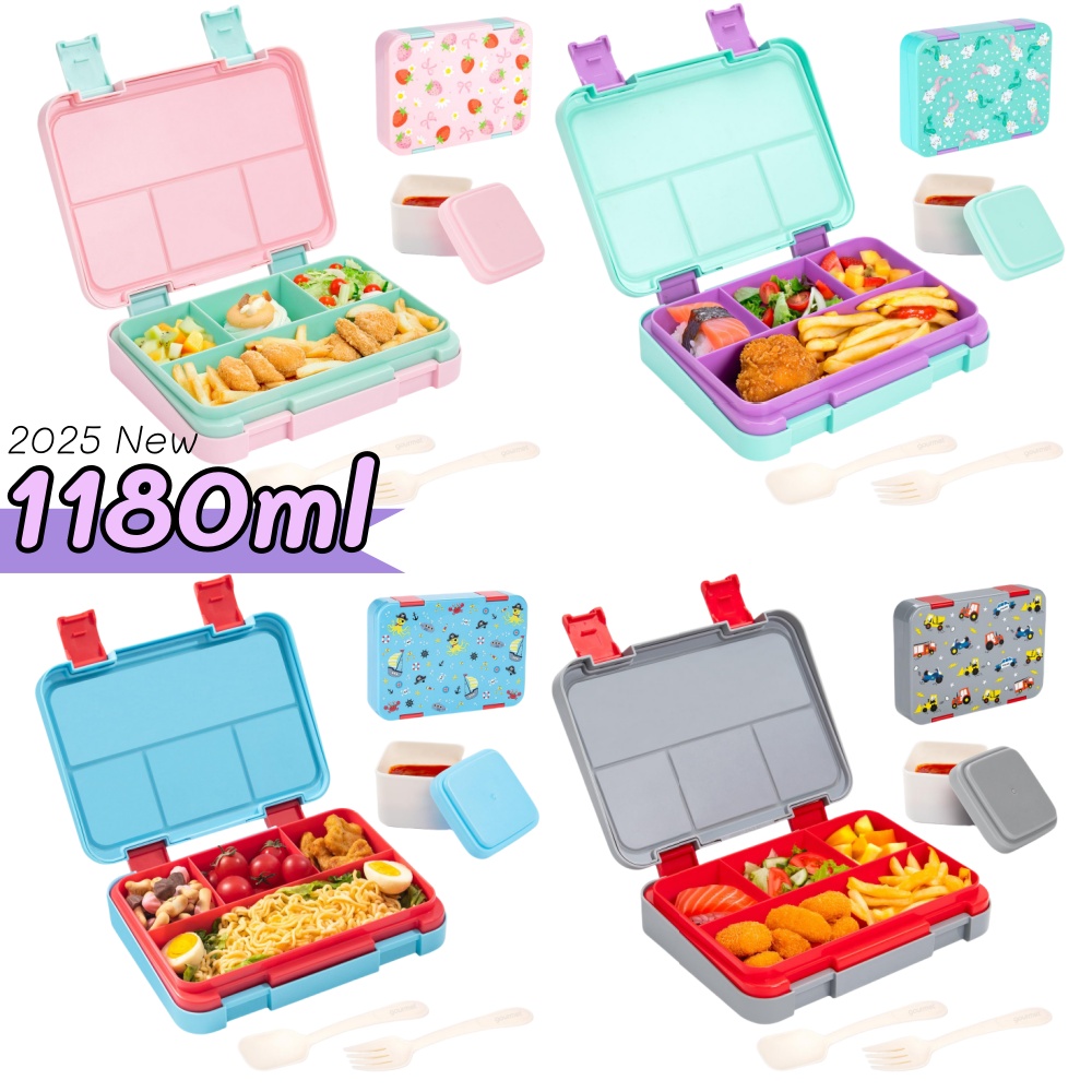 Food Snacks Wholesale - 40oz Cartoon Pattern Bento Lunch Box