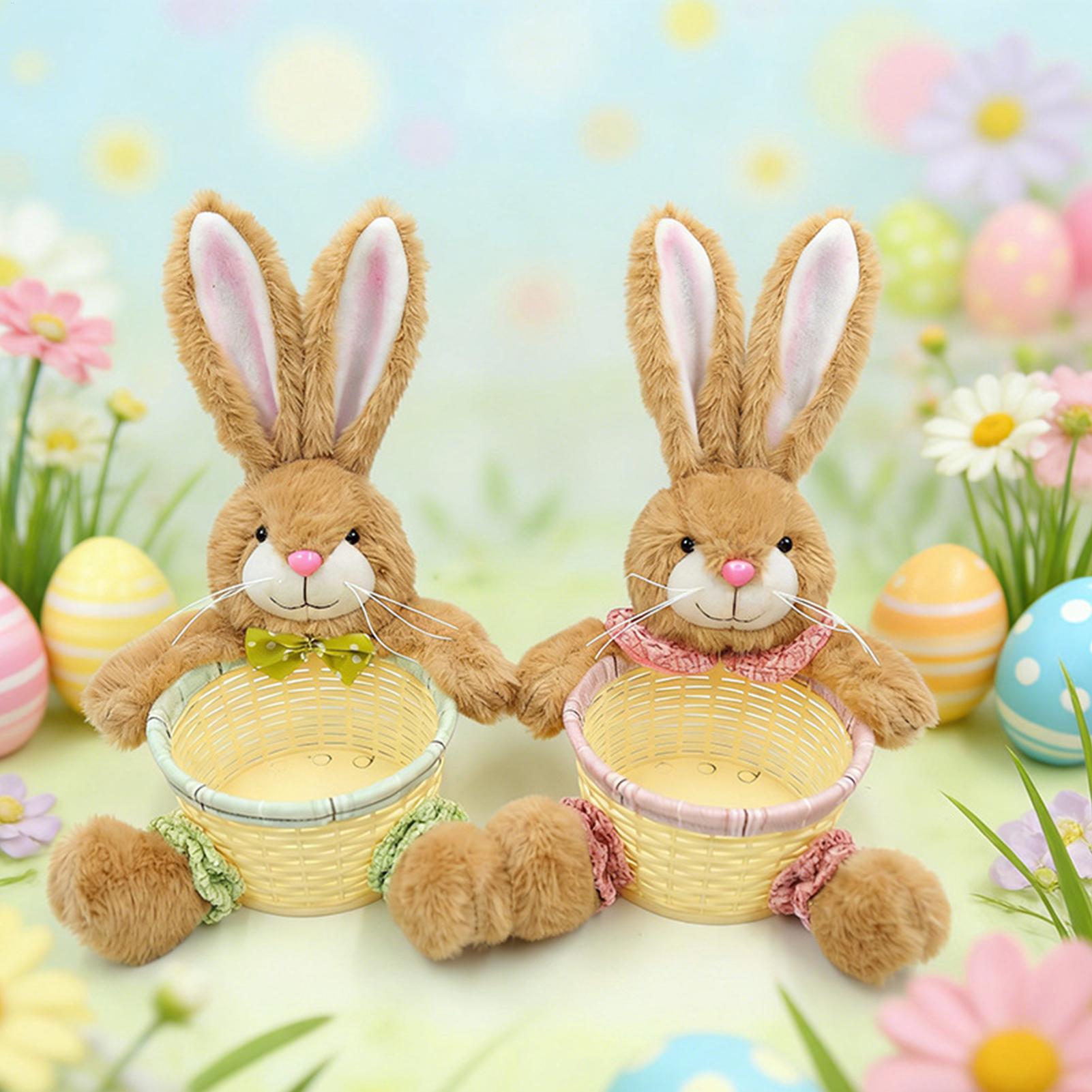 Food Snacks For Kids Party - Easter Basket Cute Bunny Shape Eggs