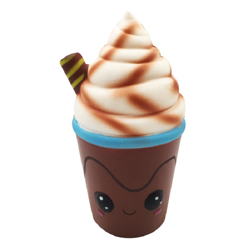 Junk Food Snacks - Jumbo Chocolate Ice Cream Squishy Cream