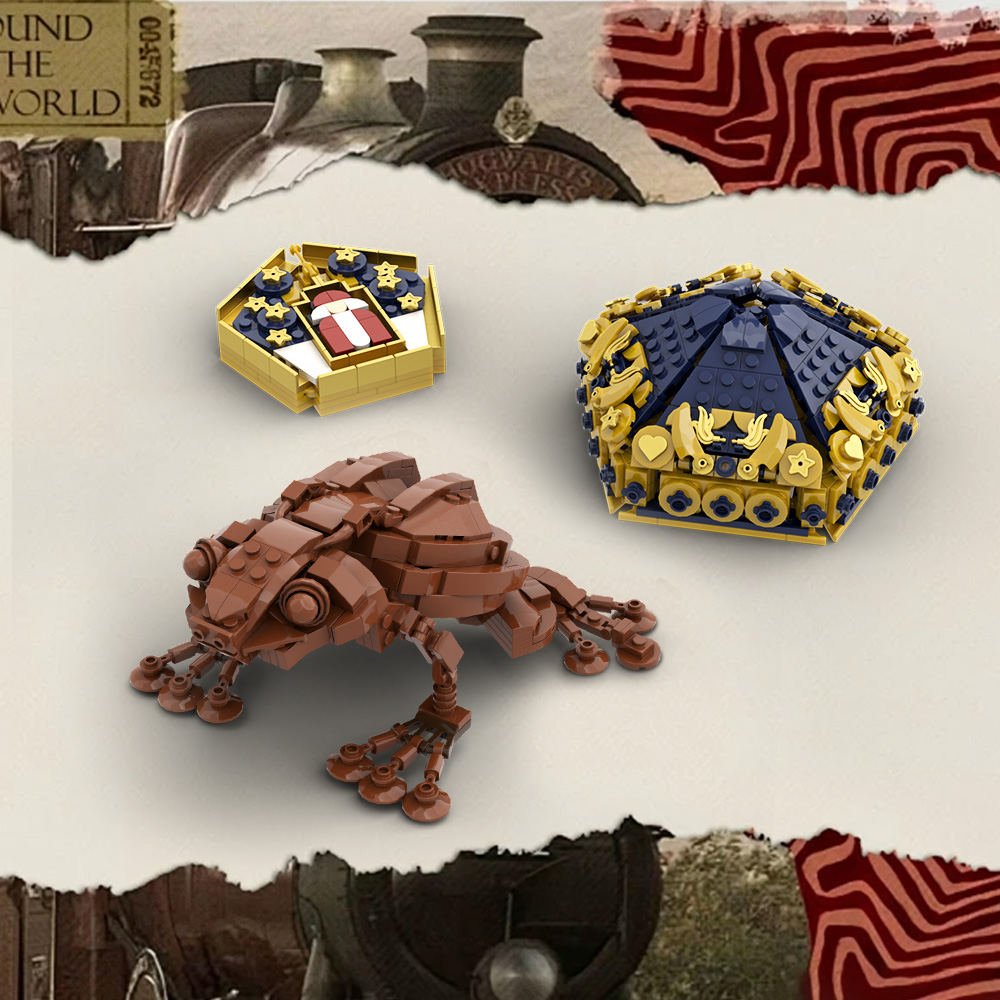 Junk Food Snacks - MOC Magic School Chocolate Frog Building