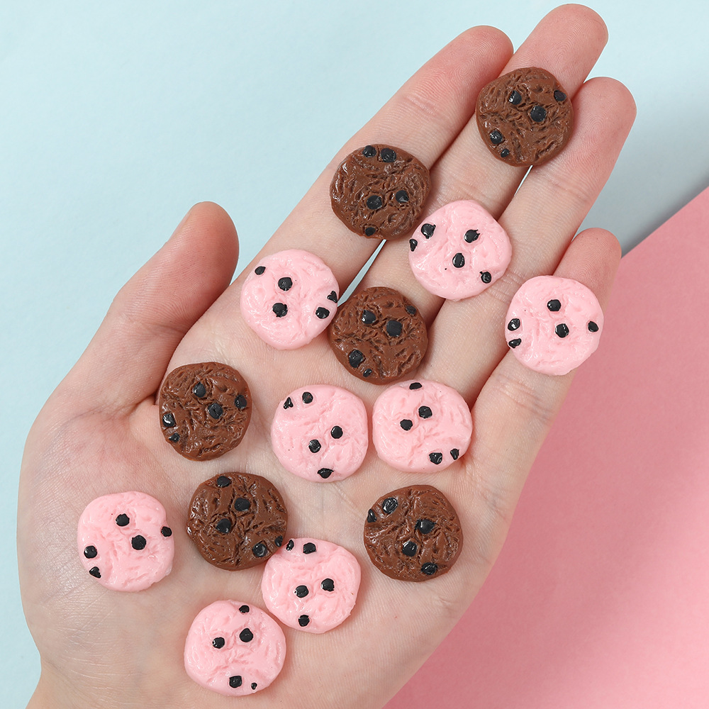 Junk Food Snacks - 100pcs/lot Resin Mini Kawaii Chocolate Chips