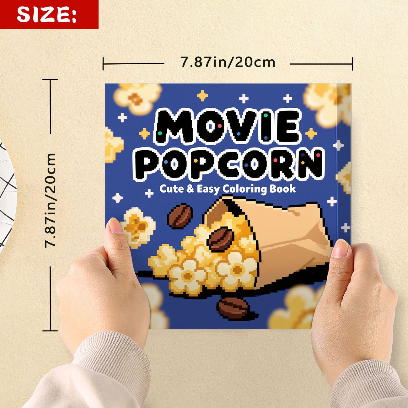Movie Popcorn Cute & Easy Colo - Food Snacks Coloring Book recension och pris