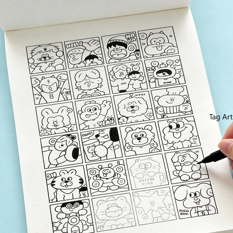 Anxious Relief Hand Picture Bo - Food Snacks Coloring Book recension och pris