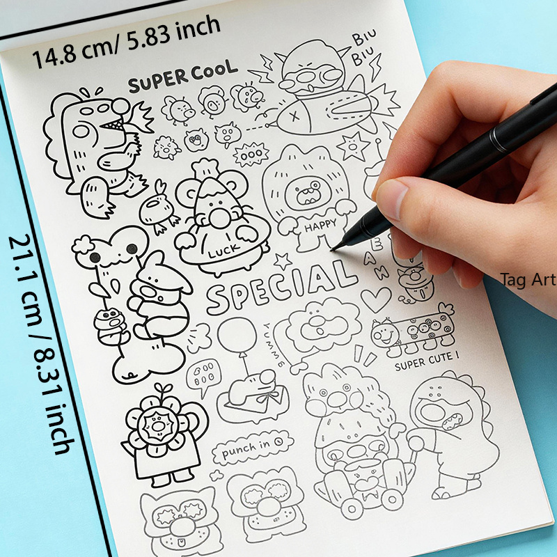 Anxious Relief Hand Picture Bo - Food Snacks Coloring Book recension och pris