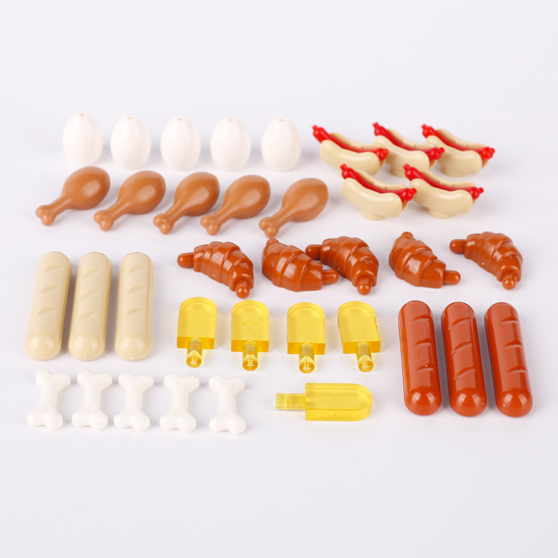 MOC City Street Figures Food P - Junk Food Snacks recension och pris