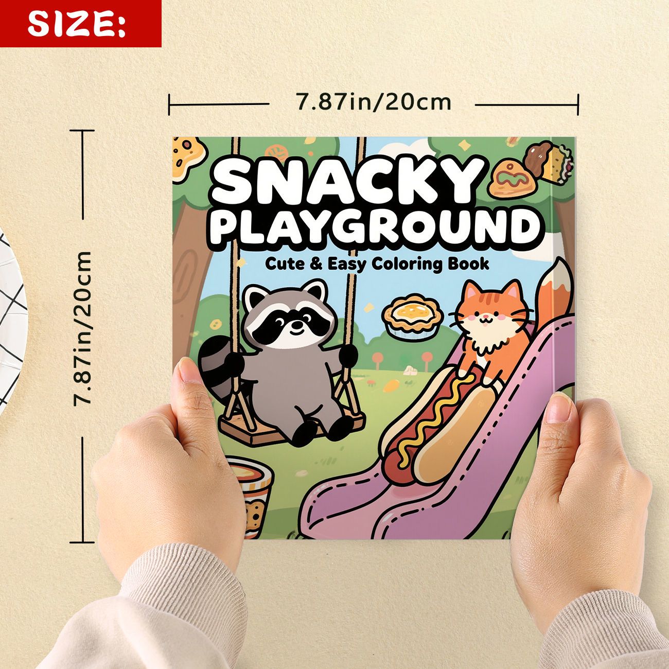 Snacky Playground Cute & Easy  - Food And Snacks Coloring Pages recension och pris