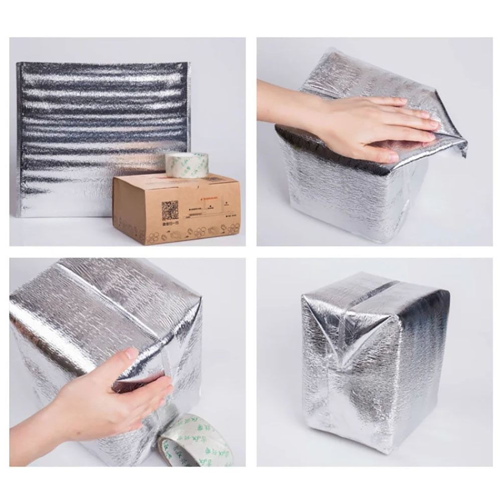 Aluminum Foil Cooler Bag Insul - Food Snacks Delivery recension och pris