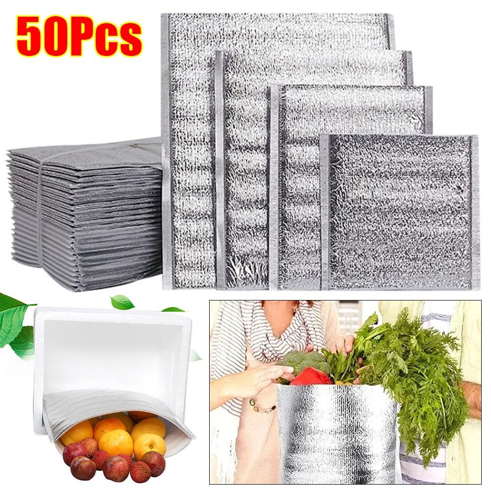 Aluminum Foil Cooler Bag Insul - Food Snacks Delivery recension och pris