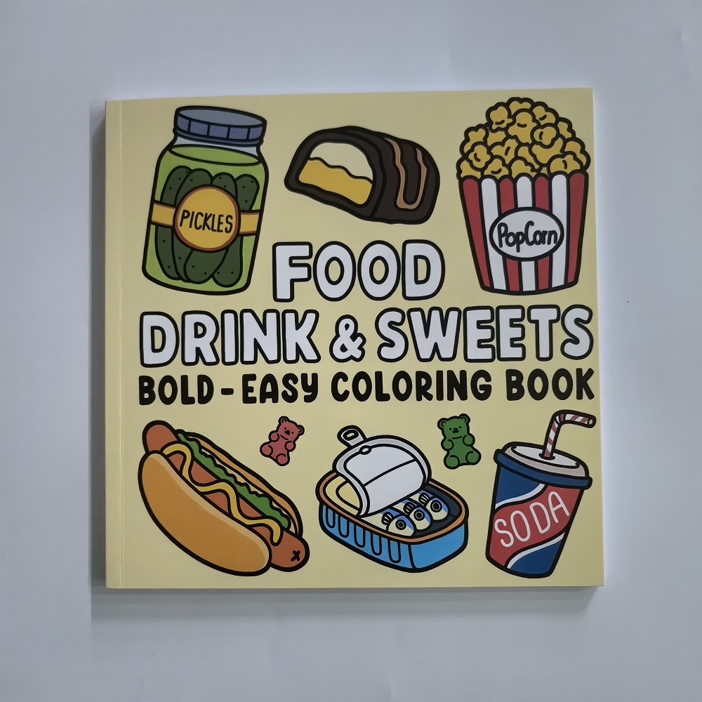 Food Drinks and Desserts Color - Food Snacks Coloring Book recension och pris