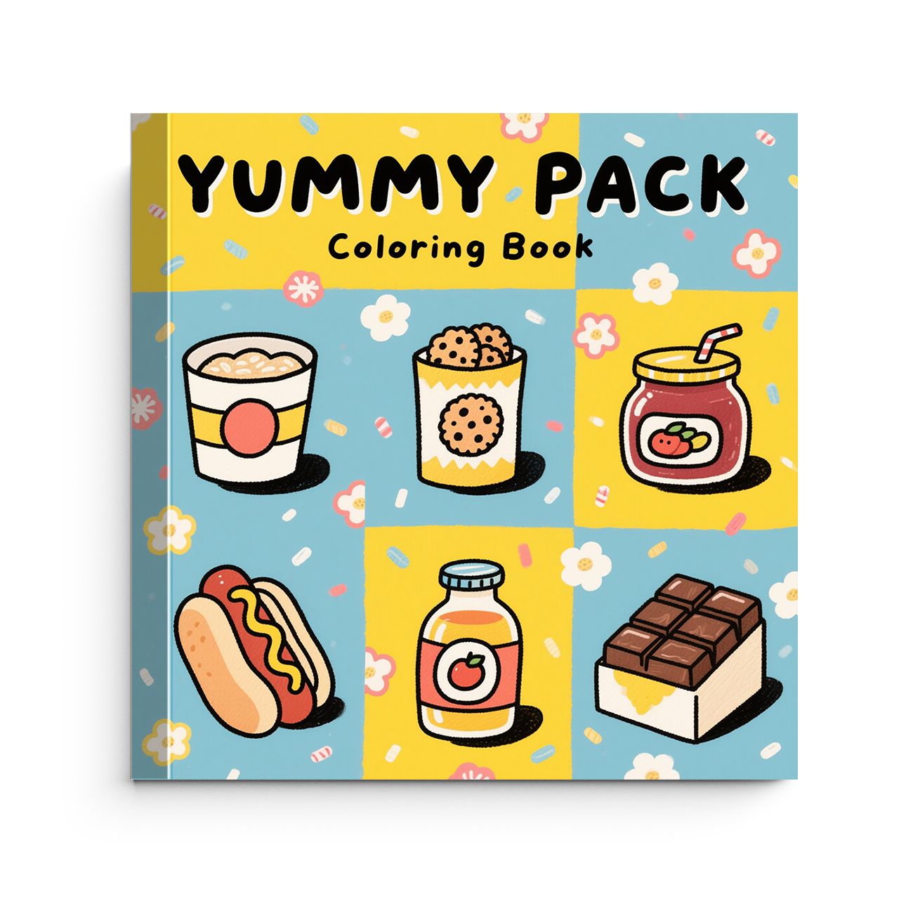 Yummy Pack Coloring Book, Deli - Food Snacks Coloring Book recension och pris