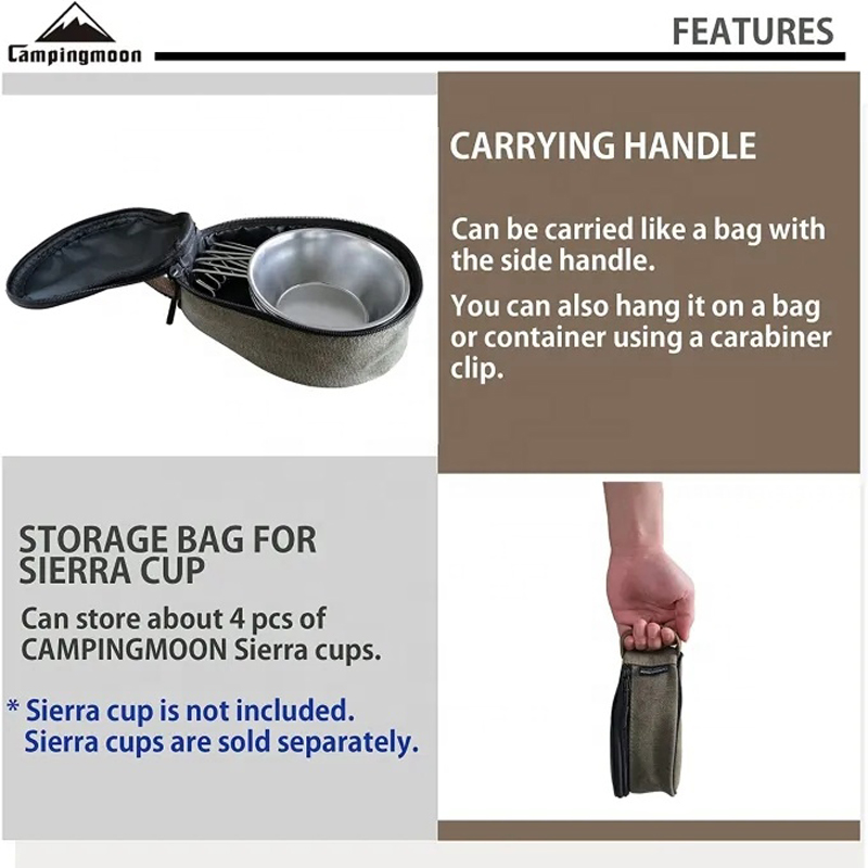CAMPINGMOON S220-B Canvas Mini - Food Snacks Delivery recension och pris