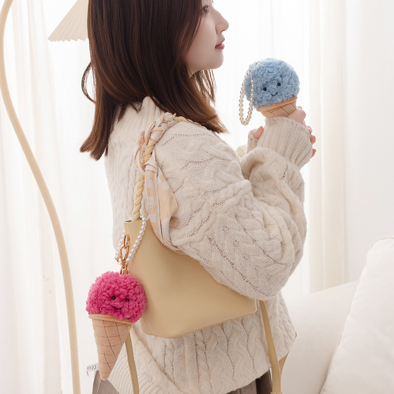 Cute Cartoon Ice cream Plush T - Food Snacks Wholesale recension och pris