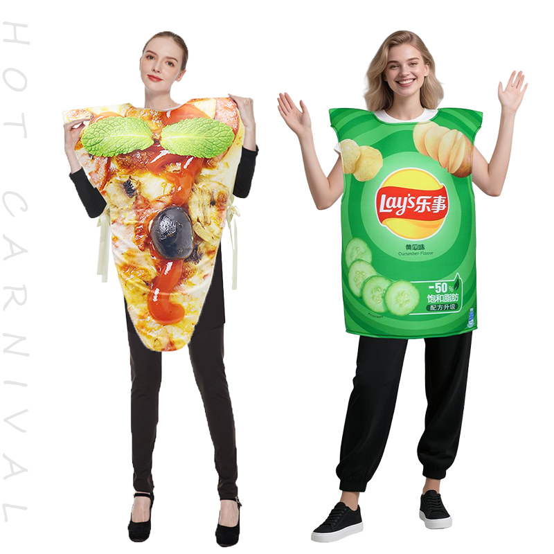 Funny Fancy Food Sponge Suit H - Food Snacks For Kids Party recension och pris