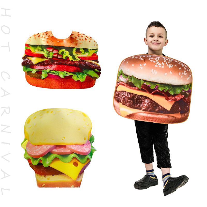 Funny Fancy Food Sponge Suit H - Food Snacks For Kids Party recension och pris