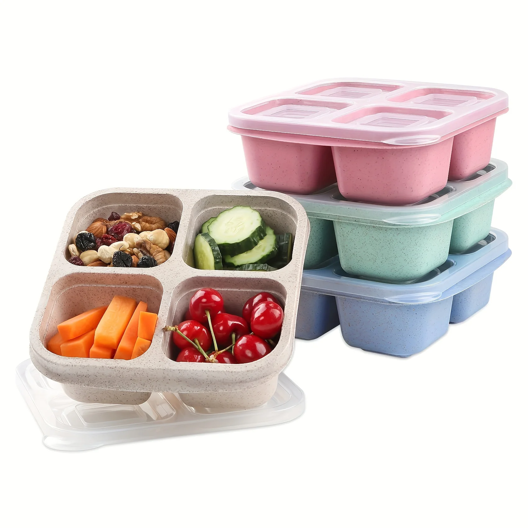 Snack Box with Four Transparen - Food Snacks Wholesale recension och pris