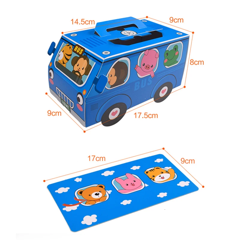 6PCS Gift Box Packaging Handle - Food Snacks For Kids Party recension och pris