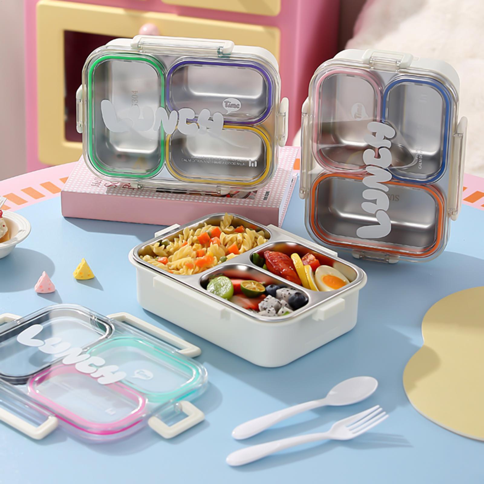 Stainless Steel Lunch Box Divi - Food Snacks Wholesale recension och pris