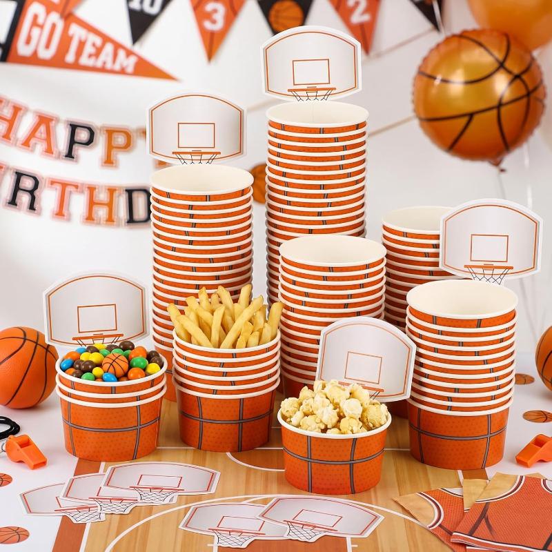 6 PCS Basketball Snack Bowls F - Food Snacks For Kids Party recension och pris