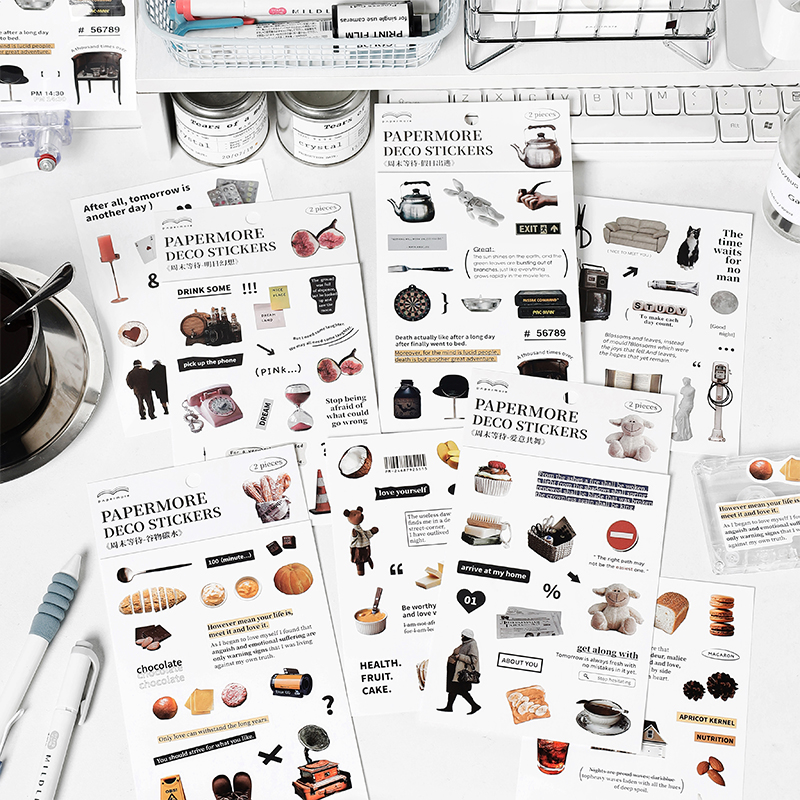 Aesthetic Snack Food Stickers  - Junk Food Snacks recension och pris