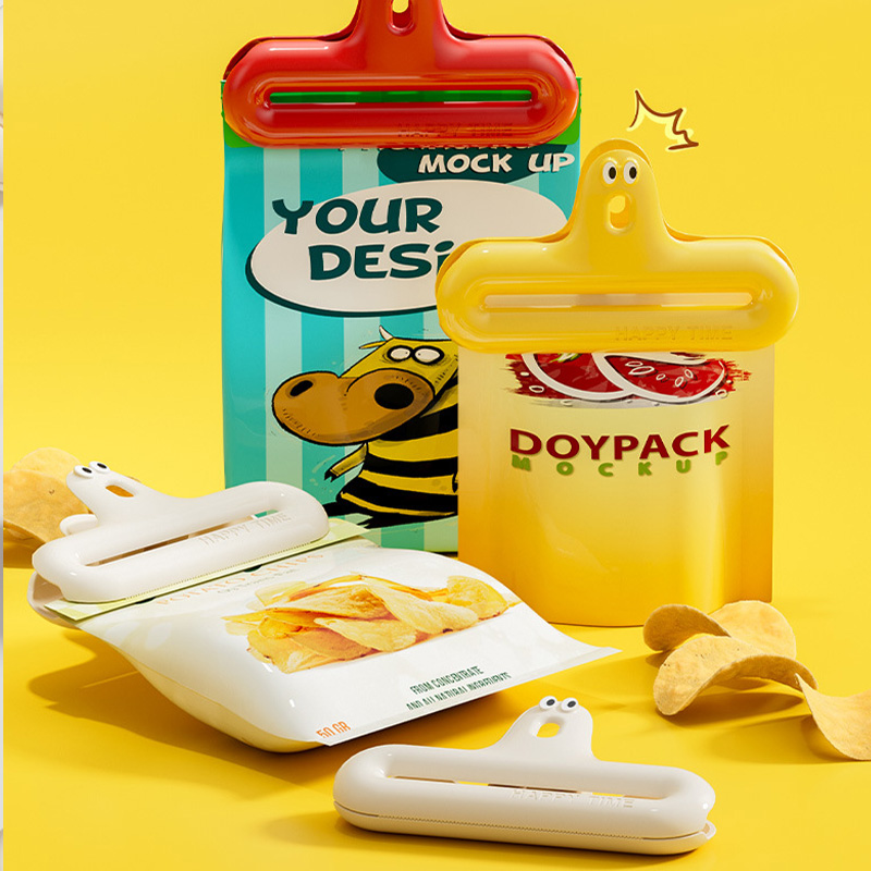 1/4 cartoon sealing clip moist - Food Snacks Wholesale recension och pris