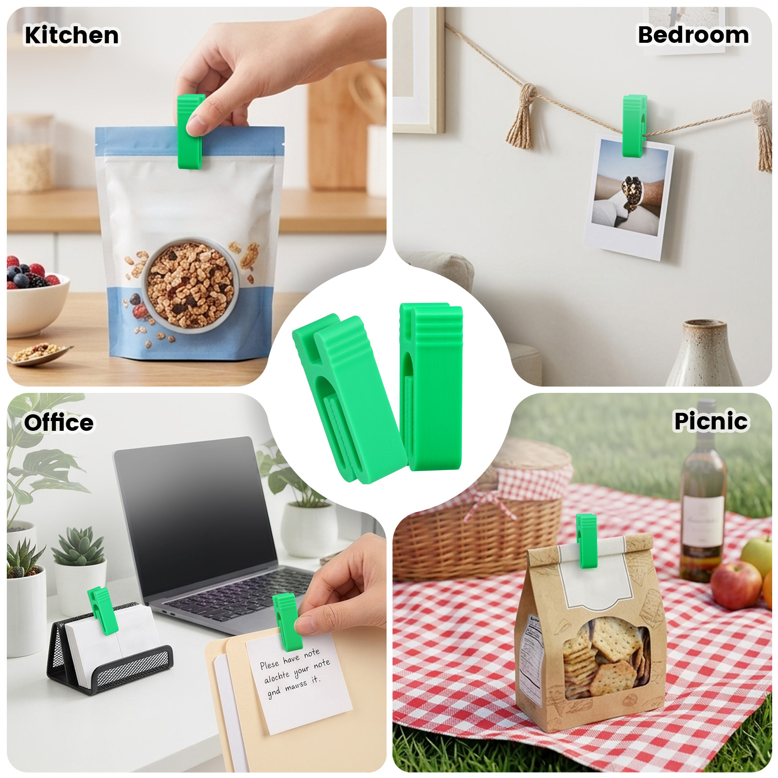 10Pcs Snack Bag Seal Clip Mult - Food Snacks Wholesale recension och pris