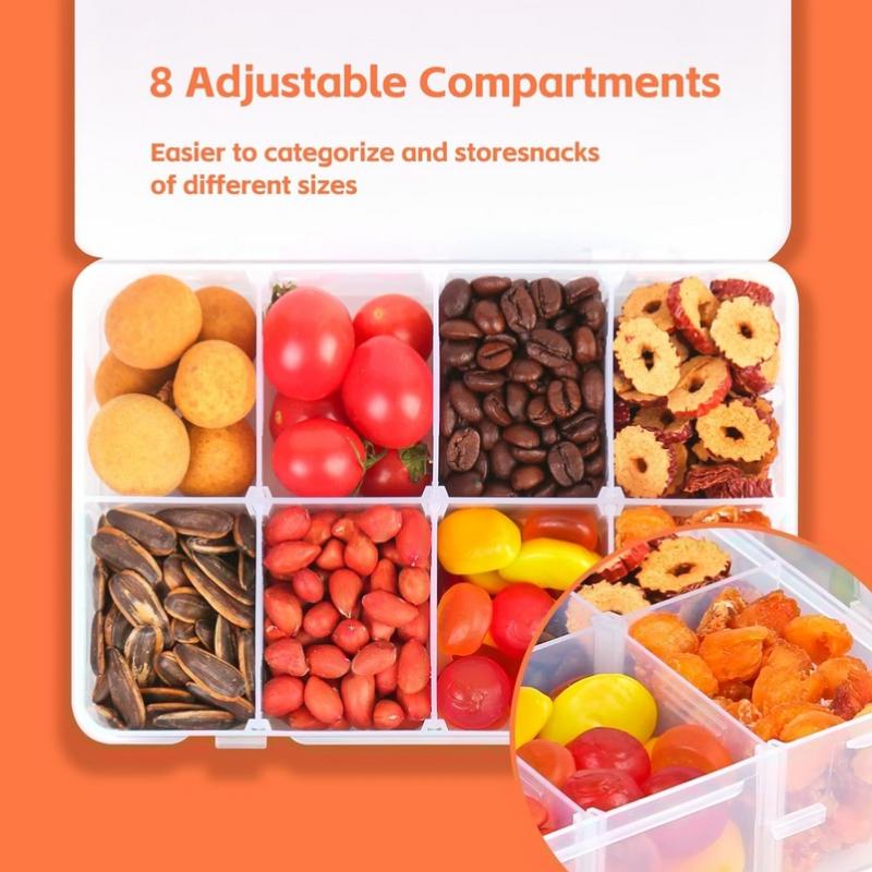 8 Grid Pill Case Snackle Box C - Food Snacks With Iron recension och pris