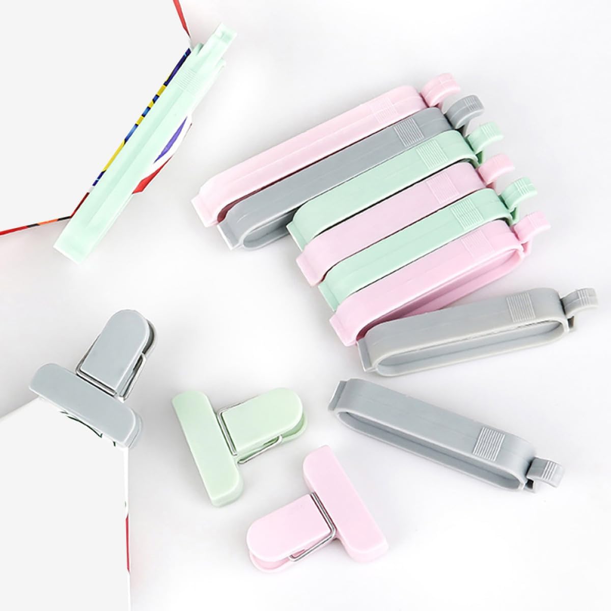 12pcs Mixed Color Plastic Seal - Food Snacks Wholesale recension och pris