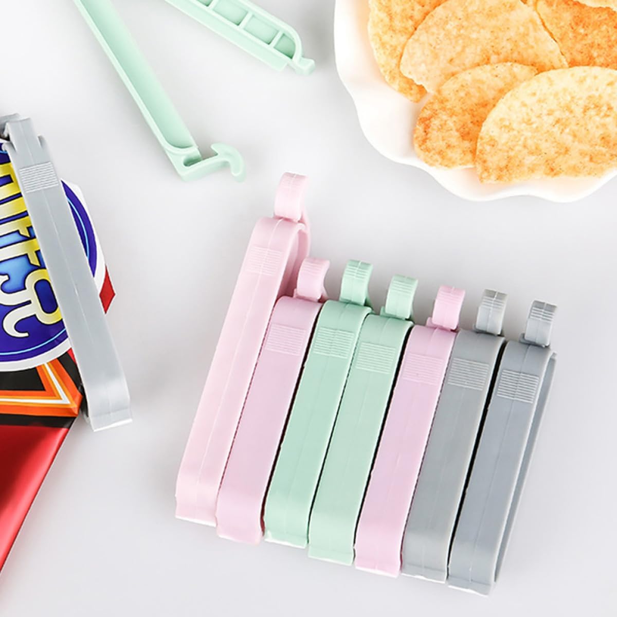 12pcs Mixed Color Plastic Seal - Food Snacks Wholesale recension och pris
