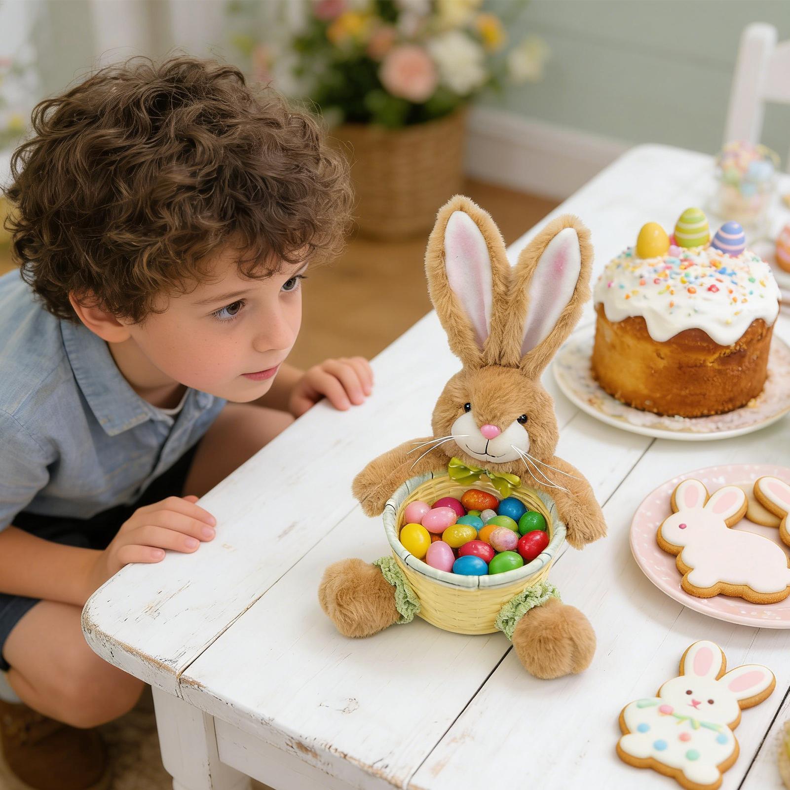 Easter Bunny Basket Candy Stor - Food Snacks For Kids Party recension och pris