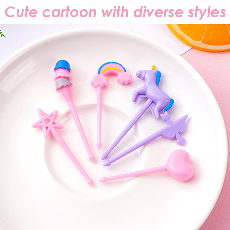 Fruit Forks for Kids Children  - Food Snacks For Kids Party recension och pris