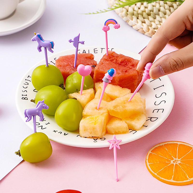 Fruit Forks for Kids Children  - Food Snacks For Kids Party recension och pris