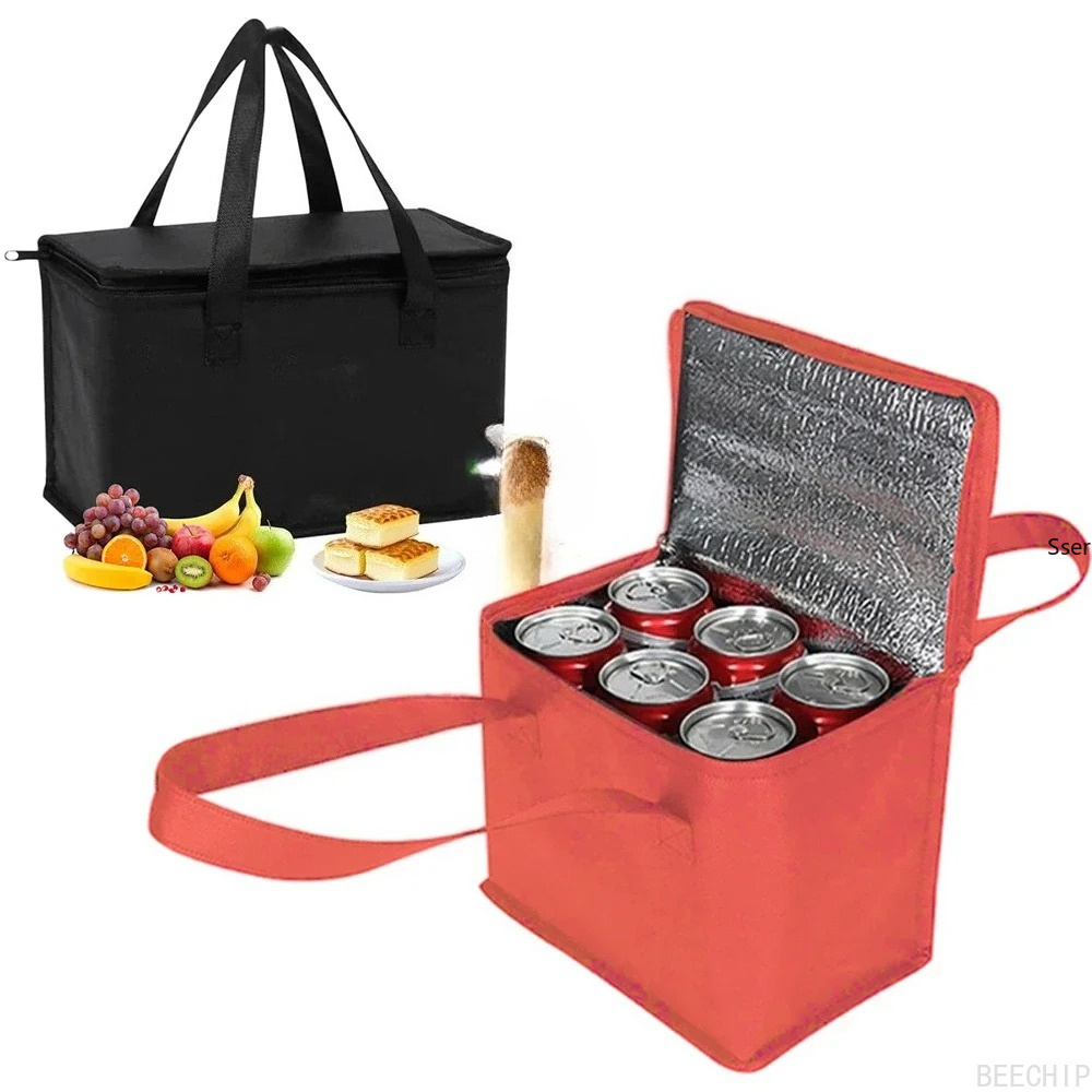 Portable Lunch Cooler Bag Fold - Food Snacks Delivery recension och pris