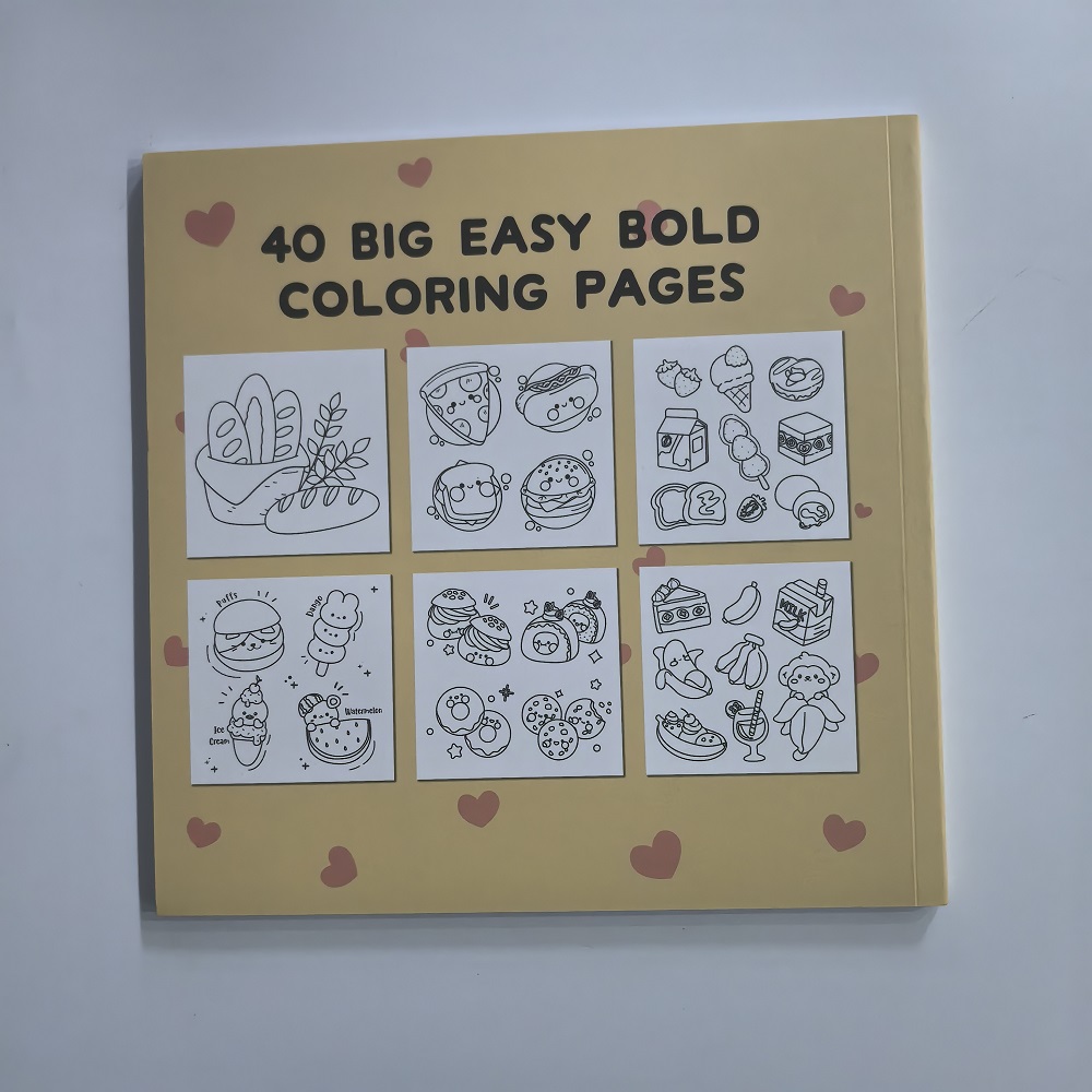 Food Drink & Sweets Easy-bold  - Food Snacks Coloring Book recension och pris