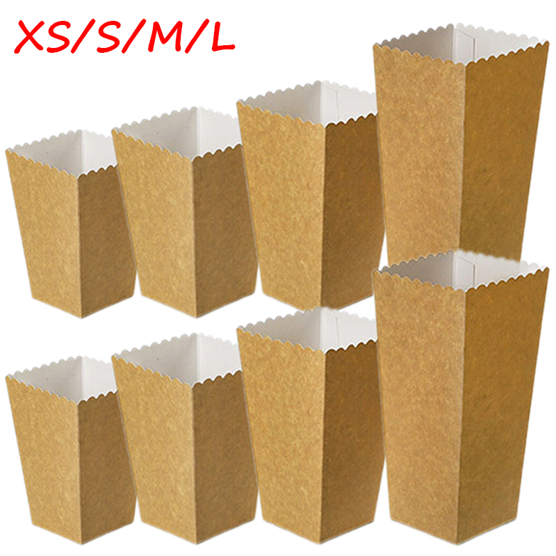 24pcs/lot Kraft Paper Popcorn  - Food Snacks For Kids Party recension och pris