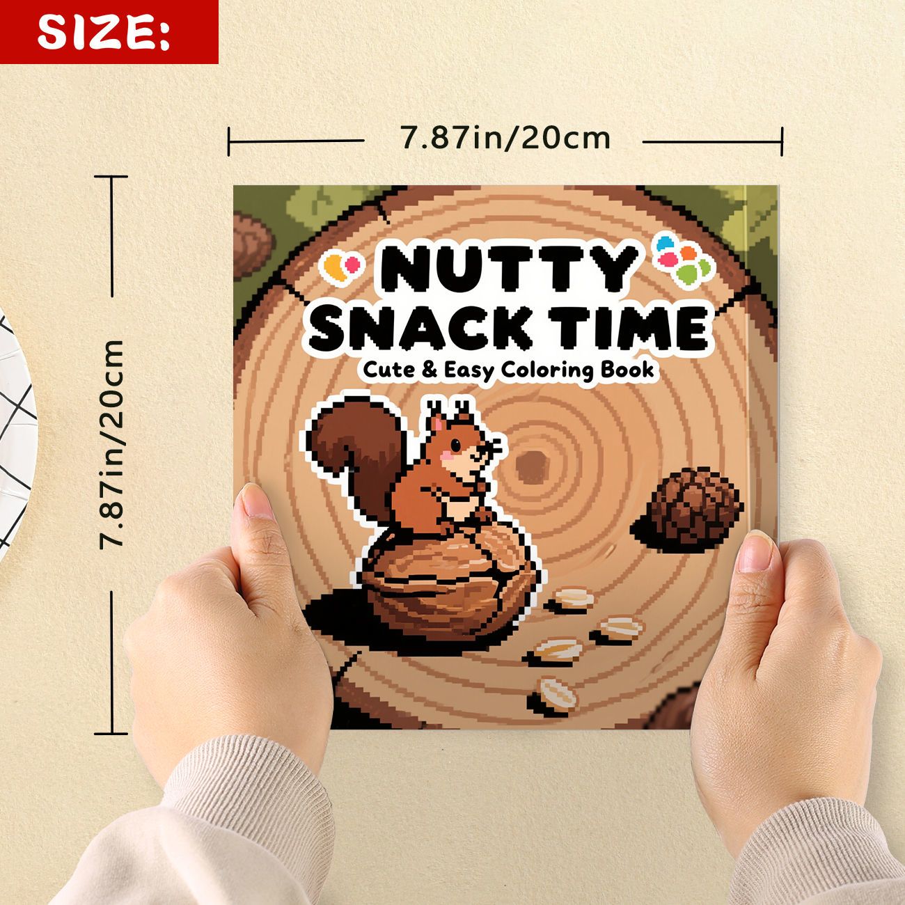 Nutty Snack Time Coloring Book - Food And Snacks Coloring Pages recension och pris