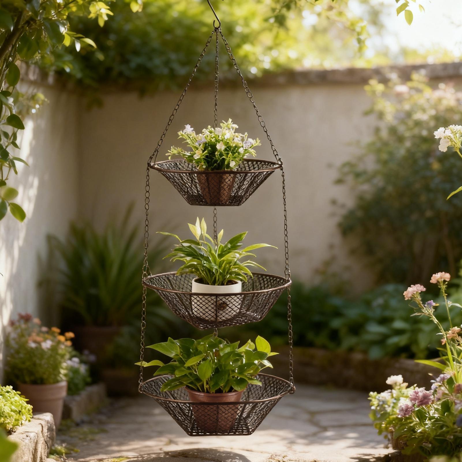 Fruit Basket 3-Tier Iron Holde - Food Snacks With Iron recension och pris