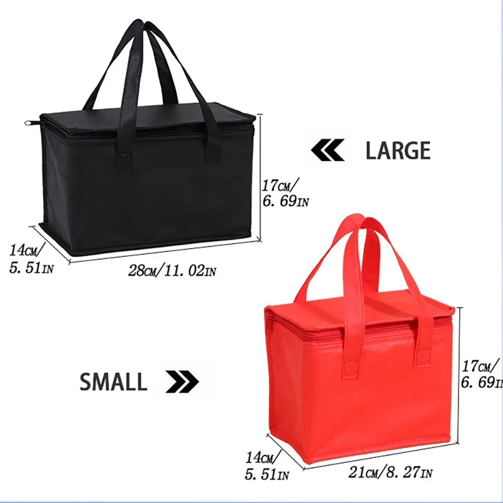 Portable Lunch Cooler Bag Fold - Food Snacks Delivery recension och pris