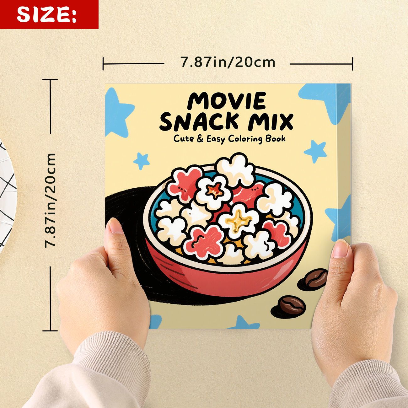 Movie Snack Mix Popcorn Bowl C - Food Snacks Coloring Book recension och pris