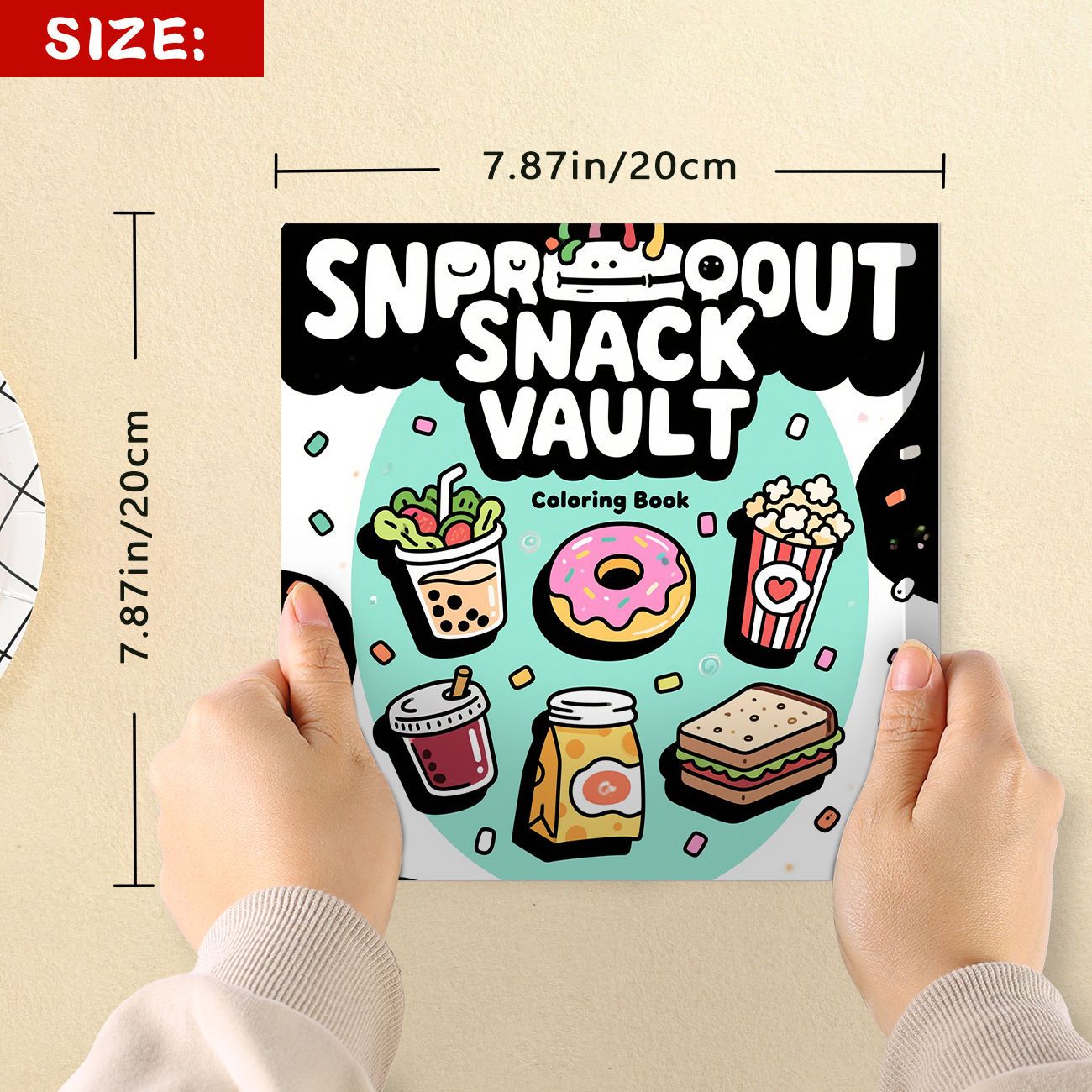 Snproout Snack Vault Coloring  - Food And Snacks Coloring Pages recension och pris