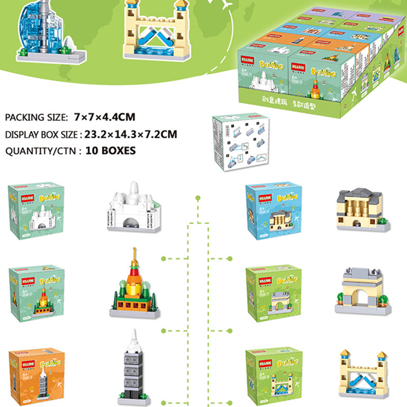 10in1 Cute Architectural Stree - Food Snacks Ideas For Kids recension och pris