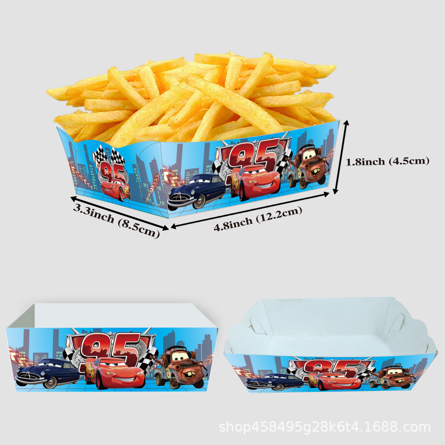 24Pcs/Set Cars Paper Food Serv - Food Snacks For Kids Party recension och pris