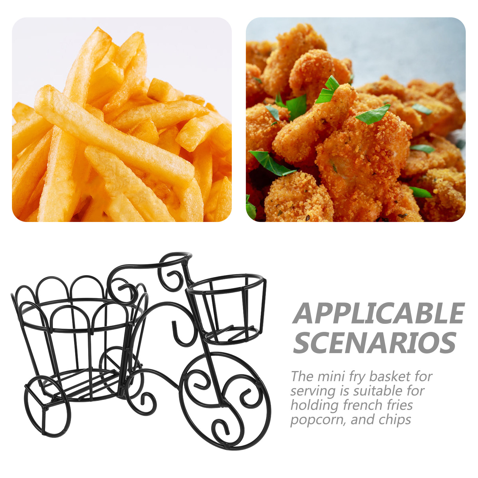 Iron Wire French Fries Basket  - Food Snacks With Iron recension och pris