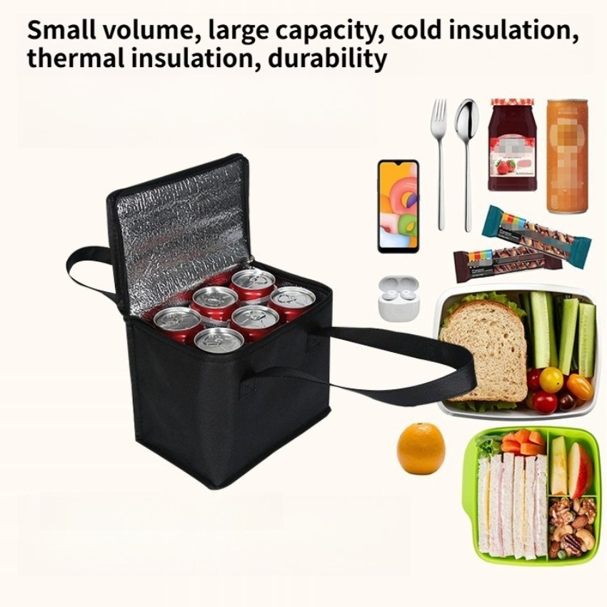 Portable Lunch Cooler Bag Fold - Food Snacks Delivery recension och pris
